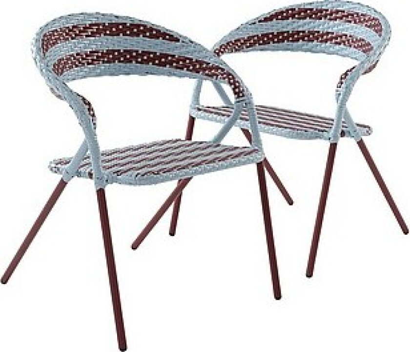 TARBEZ 2-pakke kaféstol