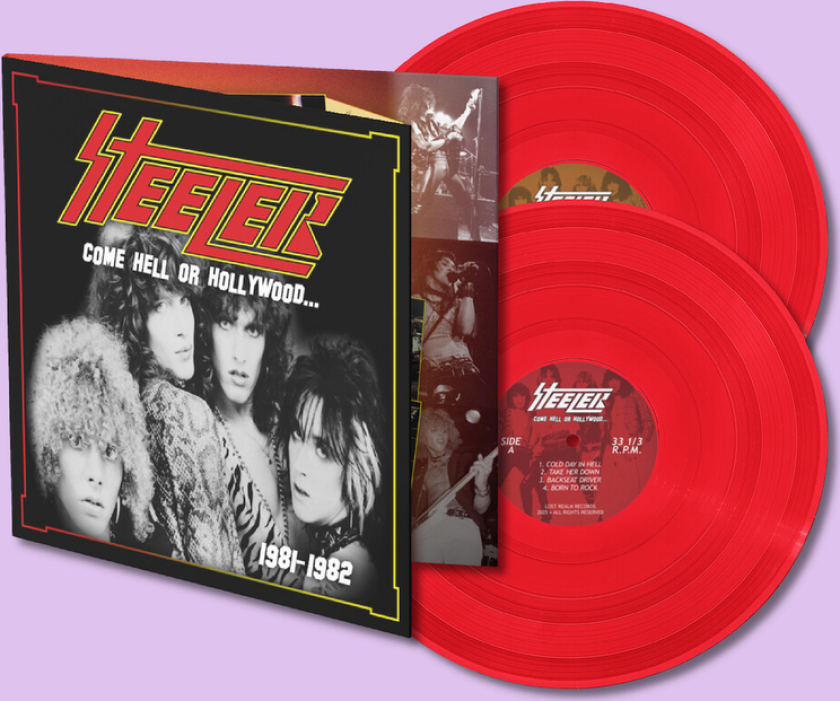 Steeler Come Hell Or Hollywood 19811982 Red LP/Vinyl