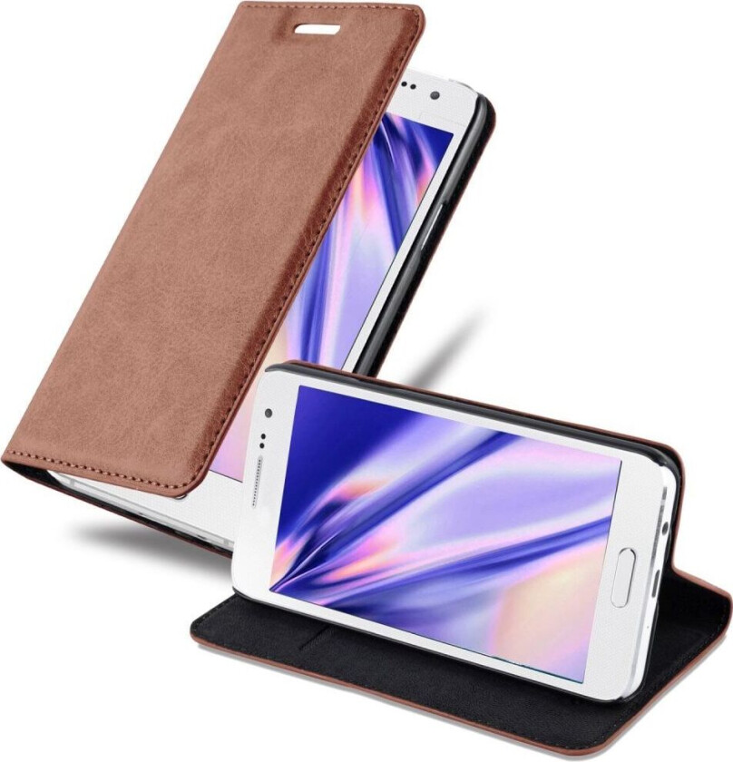 Lommebokdeksel til Galaxy A3 2015 Deksel med magnetisk lukking, stativfunksjon og kortlomme