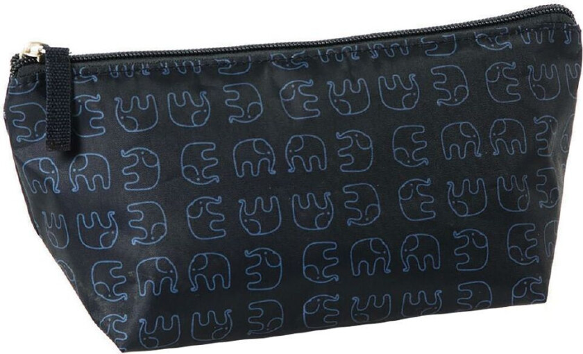 Toalettveske - Liten - Navy m. Elefanter - - OneSize - Toalettveske
