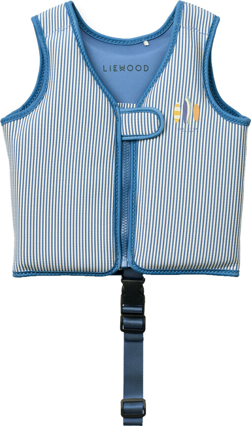 Svømmevest - 11–15 kg - Dove - Y/D Stripe Riverside/Krem - - OneSize - Svømmevest
