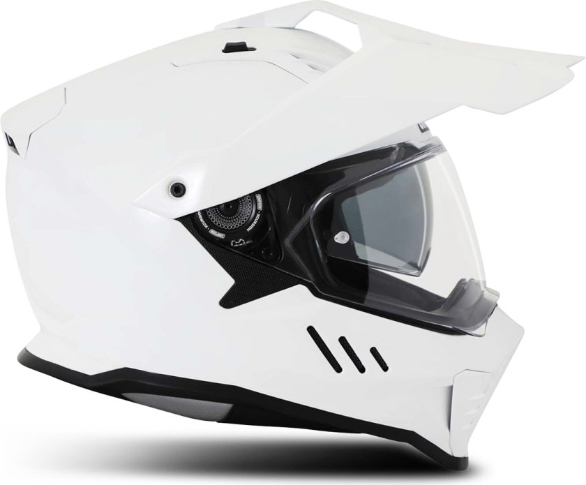 Adventurehjelm Simpson Xcursion Solid Hvit blankM