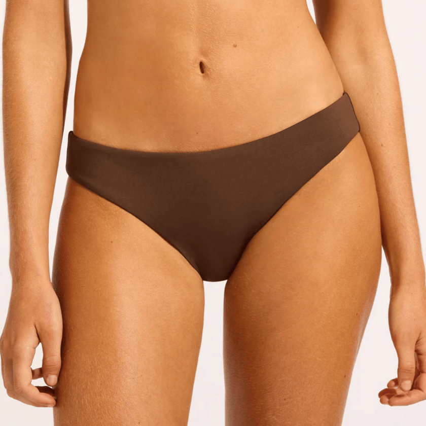 Collective hipster-bikinitruse, brun, Størrelse: 36, Kvinner