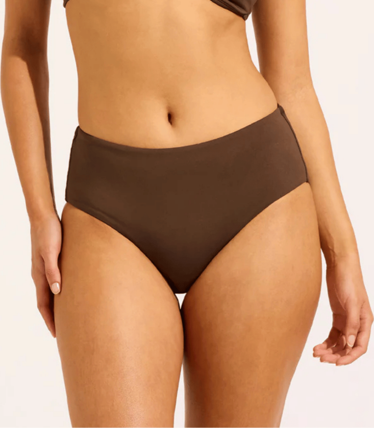 Collective maxi-bikinitruse, brun, Størrelse: 38, Kvinner