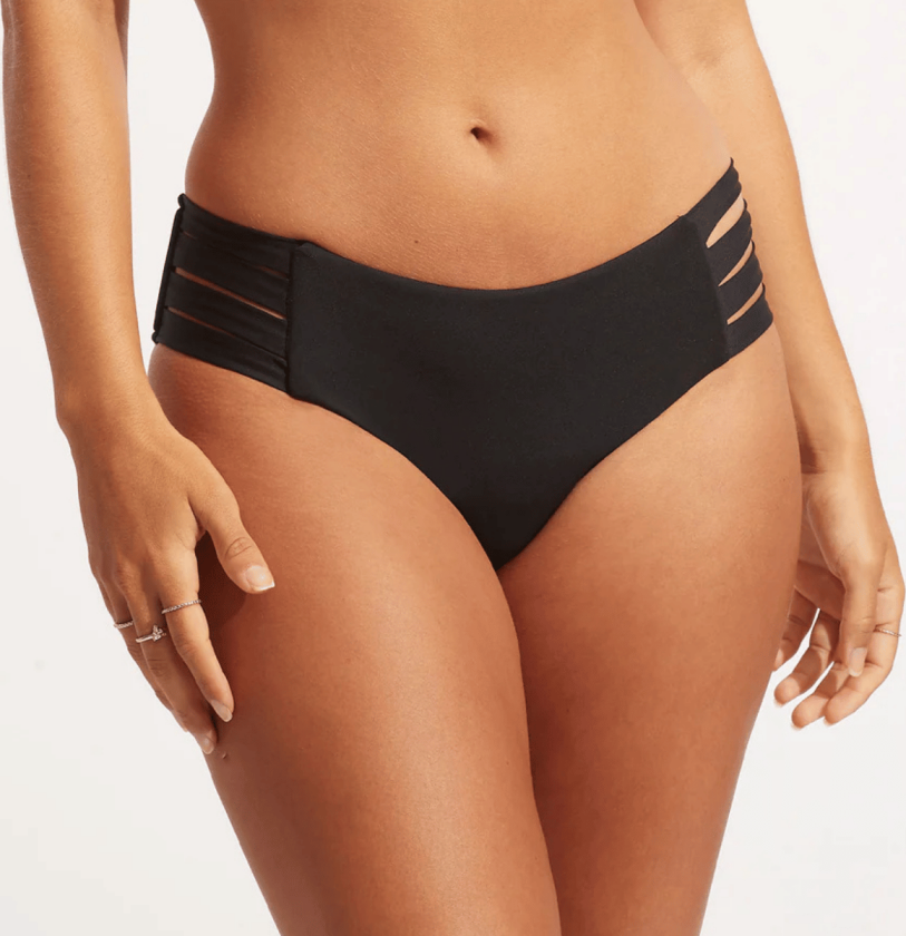 Collective hipster-bikinitruse, svart, Størrelse: 40, Kvinner