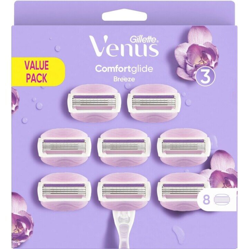 Venus Comfortglide Breeze Razor Blades 8pcs