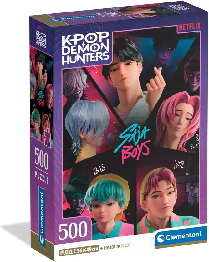 Puslespill - 500 brikker - K-pop Demon Hunters: HUNTR/X