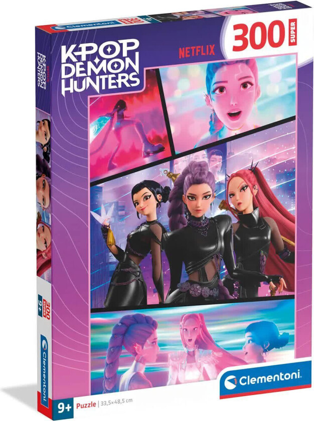 Puslespill - 300 Brikker - K-pop Demon Hunters