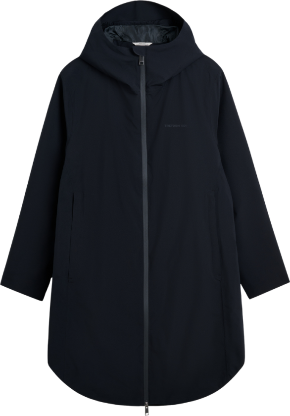 Woman Way Poncho Parka Black