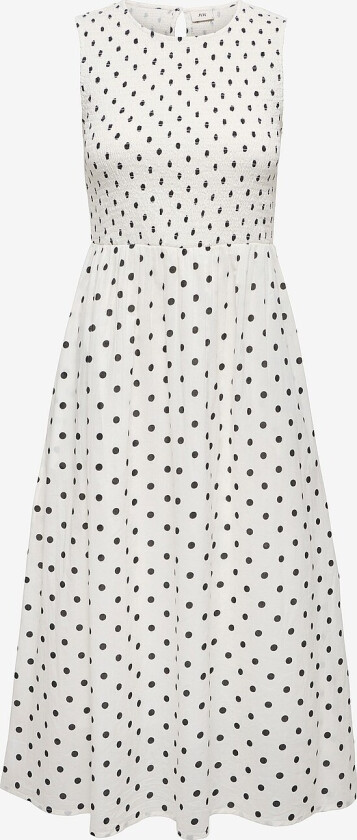 Kjole jdyDiego S/l Smock Midi Dress Wvn - Hvit