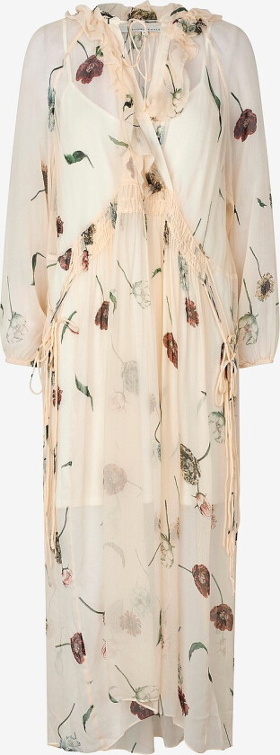 Maxikjole Florala Maxi Dress - Natur
