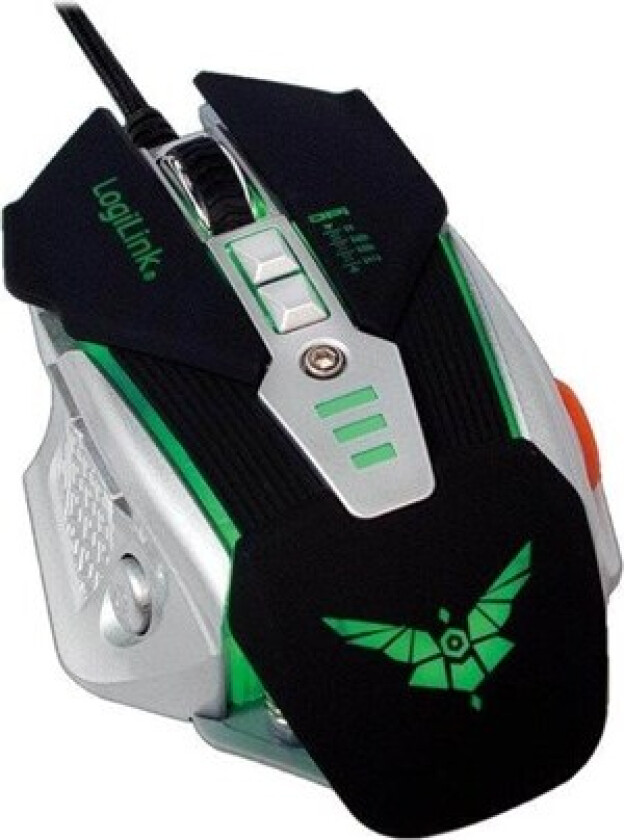 Gaming - Mus - Optisk - 8 - Sølv