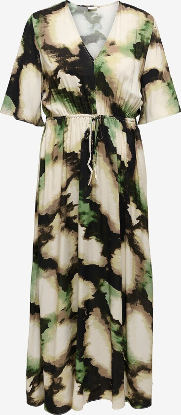 Kjole carKerstin S/S V-neck - Grå