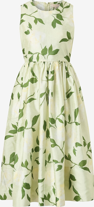 Kjole Taffeta Midi Dress - Grønn