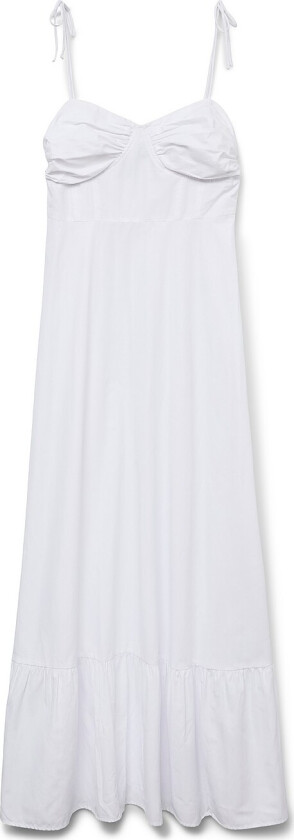 Kjole vmAsha SL Ankle Dress - Hvit