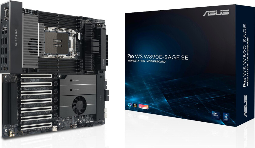 PRO WS W890E-SAGE SE LGA4710-2 EEB workstation motherboard 8xDDR4 7xPCIe 5.0 4xM.2 4xSATA