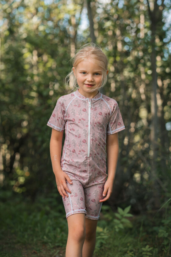 Cyprus UV-Drakt, Blush/Dahlia, 86-92 - UV Klær - Elastan,Nylon