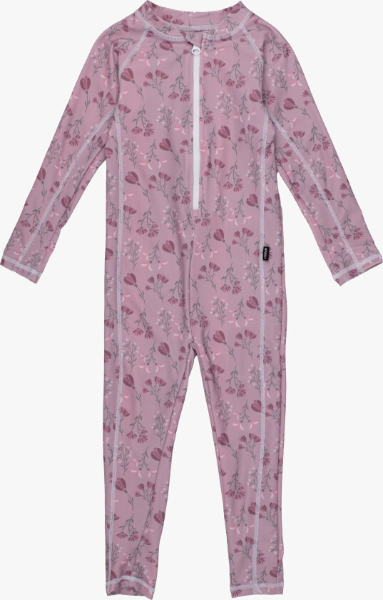 Summer UV-Drakt, Blush/Dahlia, 74-80 - UV Klær - Elastan,Nylon