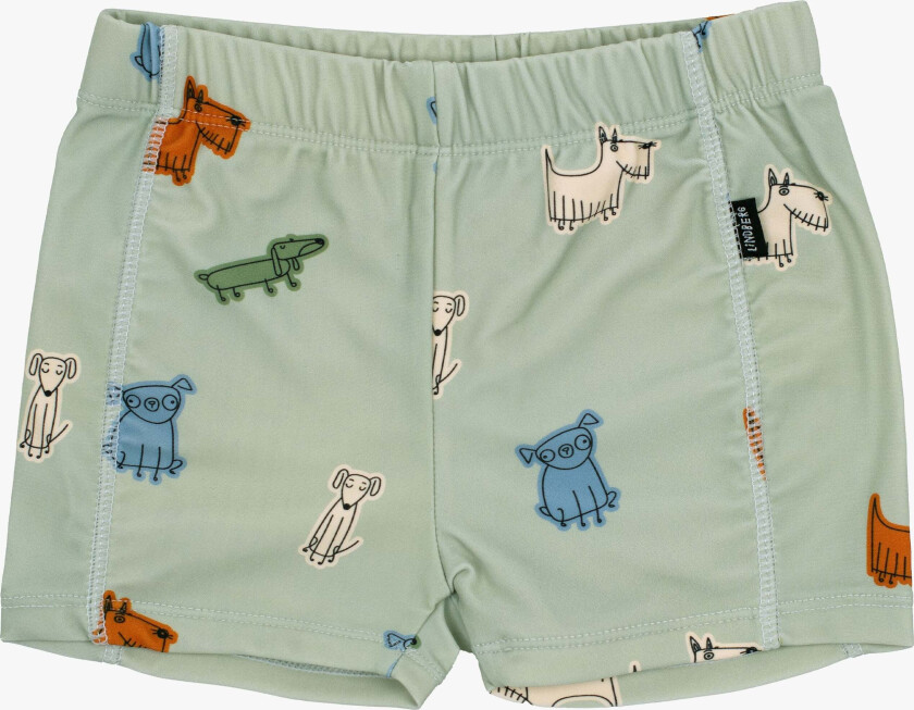 Finn Badeshorts, Green, 98-104 - Badetøy - Elastan,Nylon