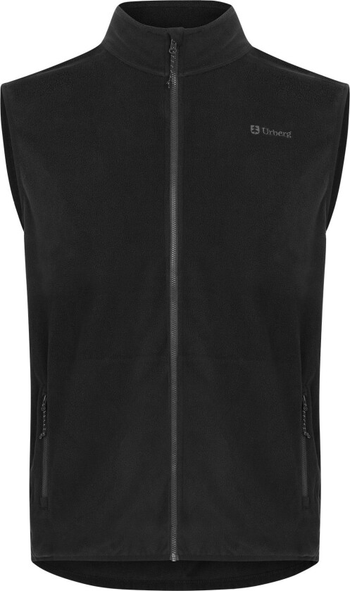 Men's Thin Mid Layer Fleece Vest Black Beauty