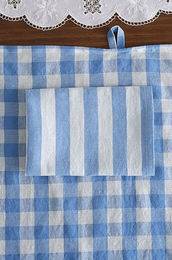 SANNE kjøkkenhåndkle i linmiks 2-pakke