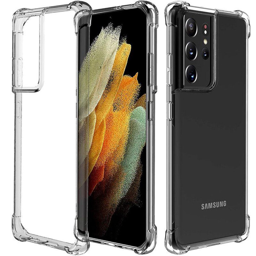 Shockproof silikondeksel Galaxy S21 Ultra