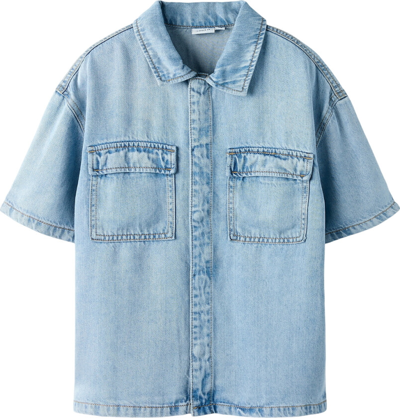 Genser - NkmJoy - Light Blue Denim - - 6 år (116) - Genser
