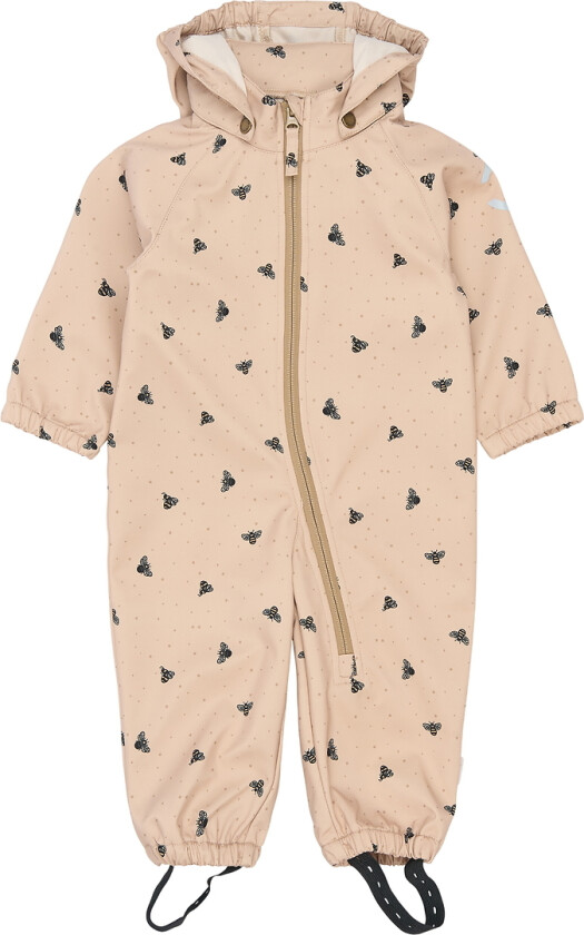 Softshell Dress - AOP - Bumble Bee - - 4 år (104) - Softshell