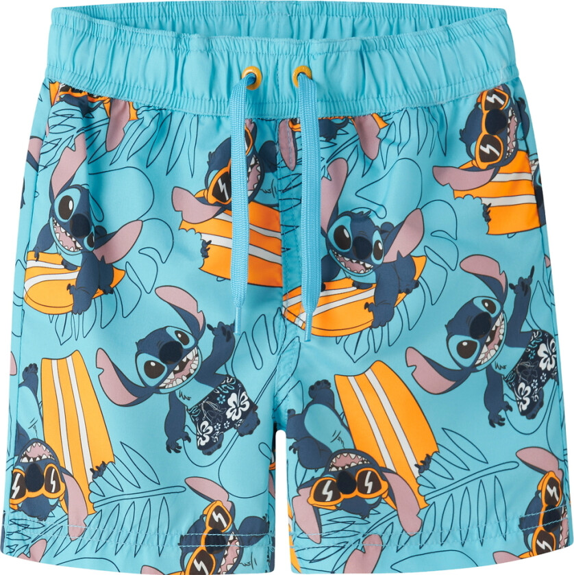 Badeshorts - NmmMouritz - Stitch - Bluefish - - 5 år (110) - Badetøy