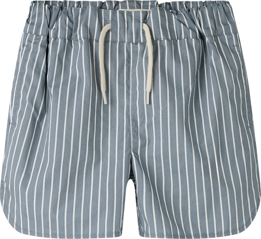 Lil' Atelier Badeshorts - Loose - NmmFando - Tradewinds/Coconut - Lil Atelier - 5 år (110) - Badetøy