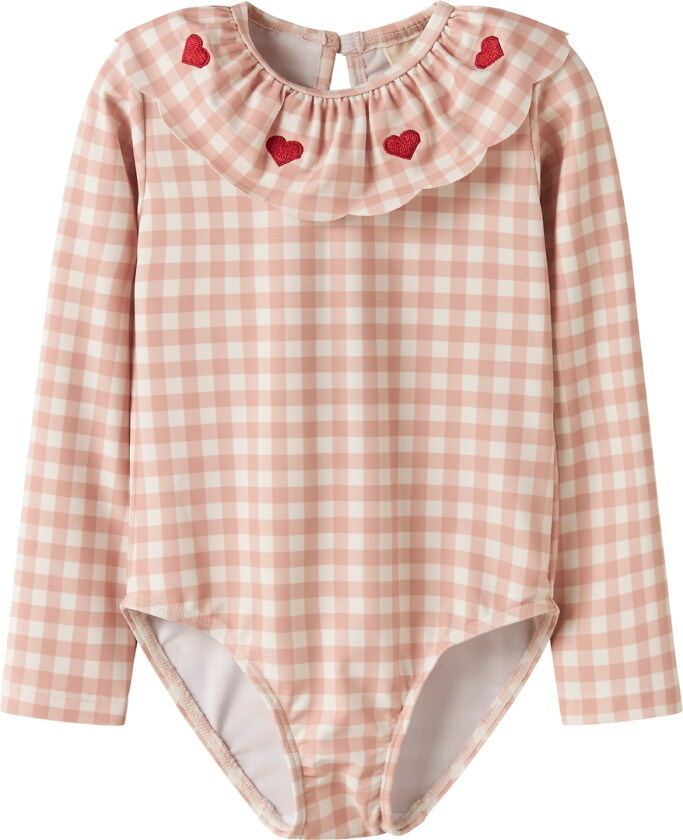 Lil' Atelier Badedrakt - NmfFinley - Misty Rose - Lil Atelier - 4 år (104) - Badetøy