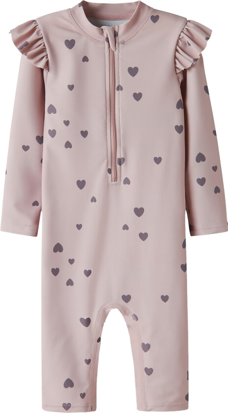 Badedrakt - 3/4 - NmfZippa - Polert Lilac - - 1½ år (86) - Badetøy