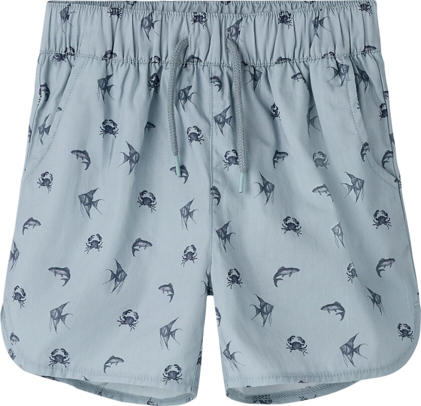 Lil' Atelier Badeshorts - Loose - NmmFandyn - Oxford Tan - Lil Atelier - 2 år (92) - Badetøy