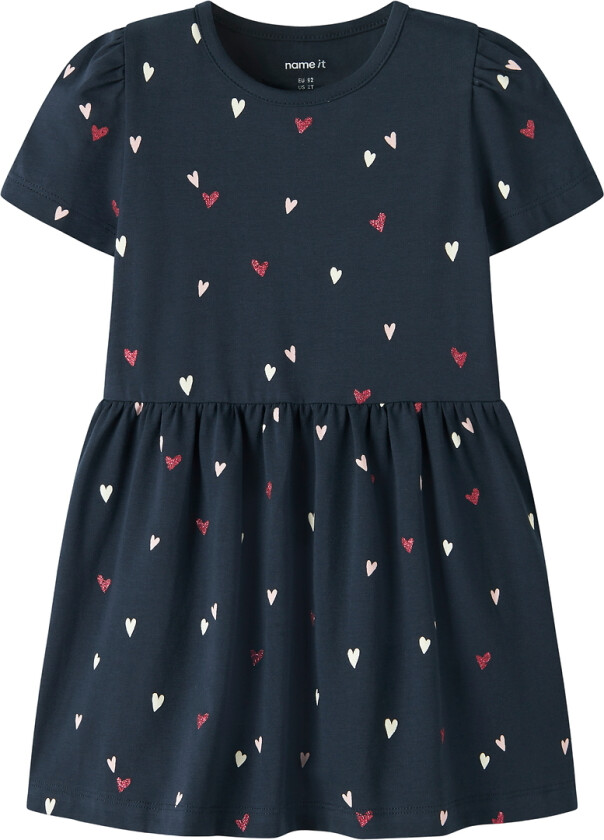 Kjole k/e - NmfFilla - Dark Sapphire - - 4 år (104) - Kjole