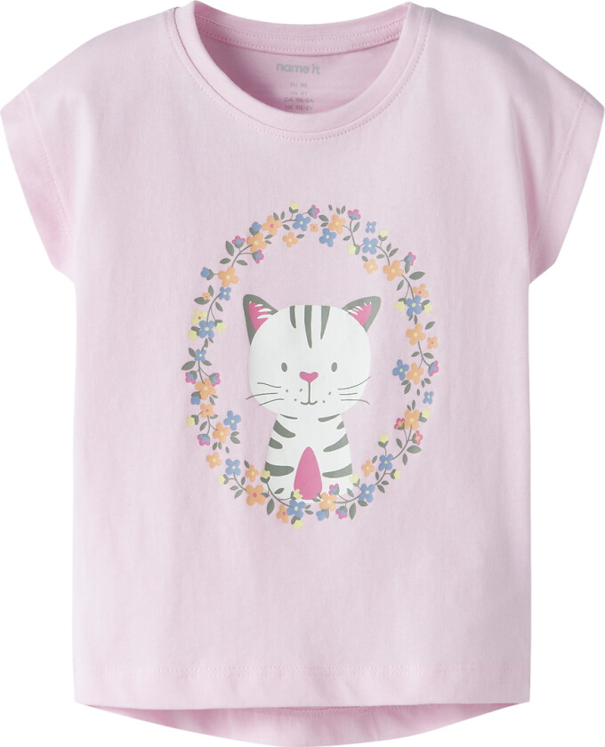 T-skjorte - NmfVigea - Piruett/Flower CAT - - 3 år (98) - T-skjorte