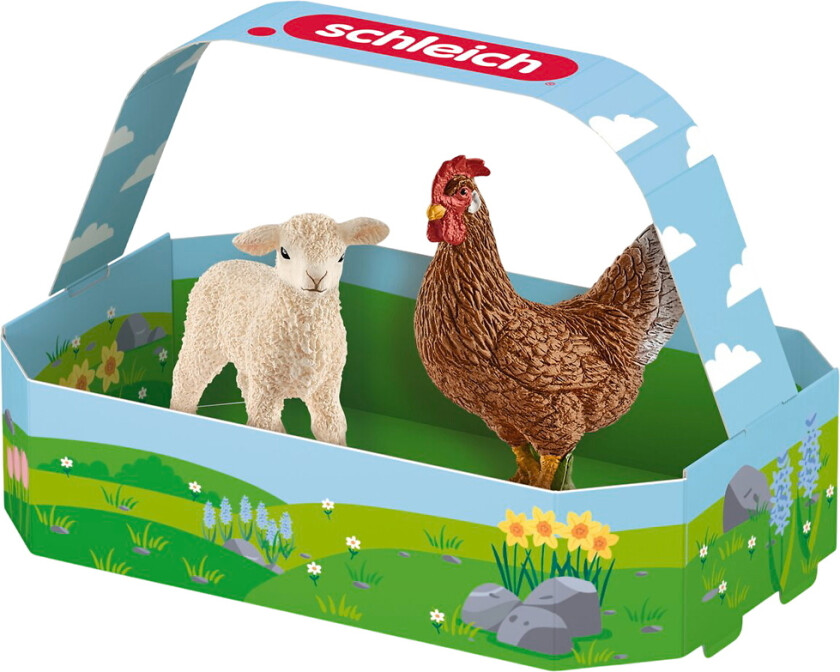 Farm World - Påskekurv - 42812 - - OneSize - Lekedyr