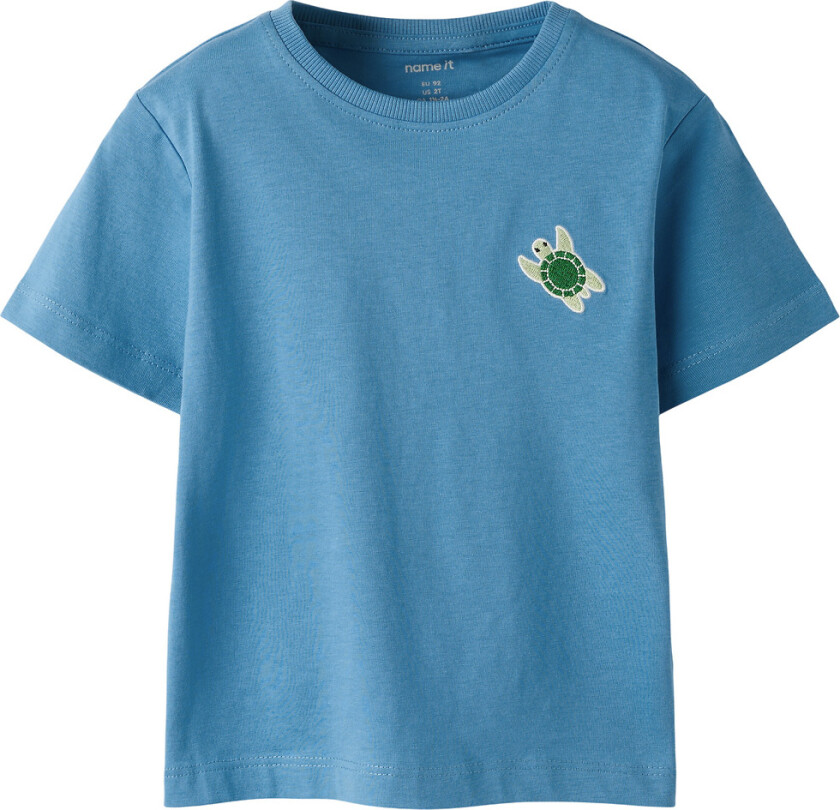 T-skjorte - NmmFrank - Cyaneus - - 7-8 år (122-128) - T-skjorte