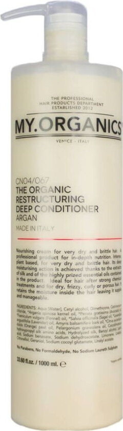 The Organic Restructuring Deep Conditioner Argan 1000 ml