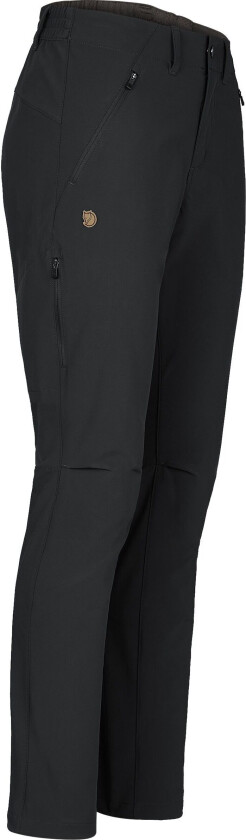 Women's Abisko Trail Stretch Trousers 48 Regular, Black
