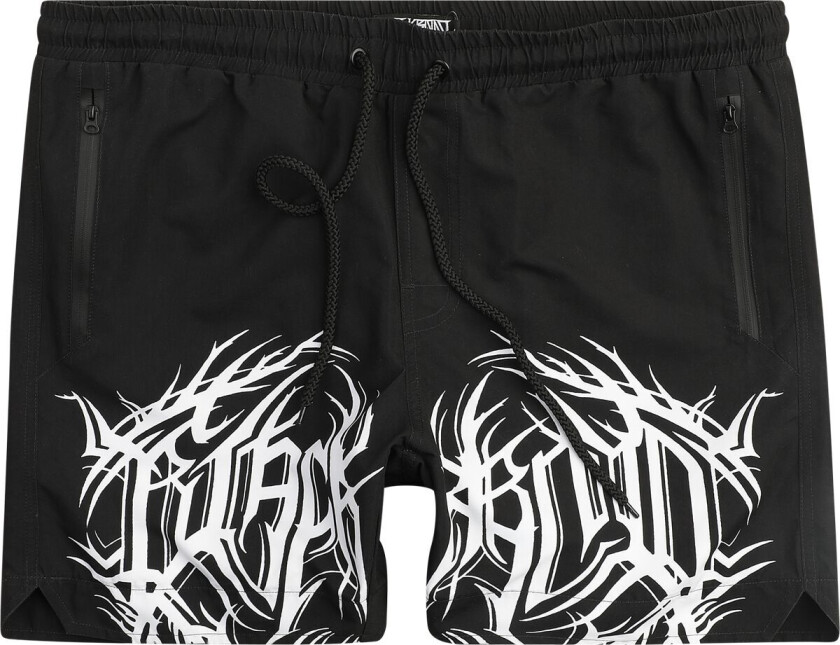 Goth Badeshorts - Sirens - S til XXL - Herrer - svart