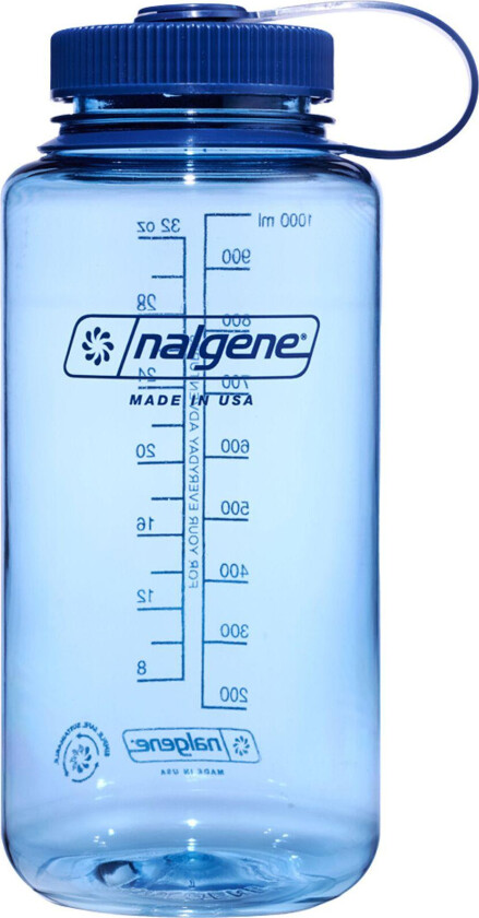 Sustain Drikkeflaske - 1000ml, Vid ??pning - Babybl??
