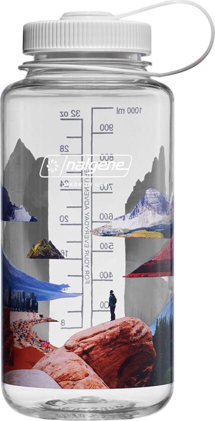 Sustain Drikkeflaske - 1000ml, Bred ??pning - Mixed Landscapes