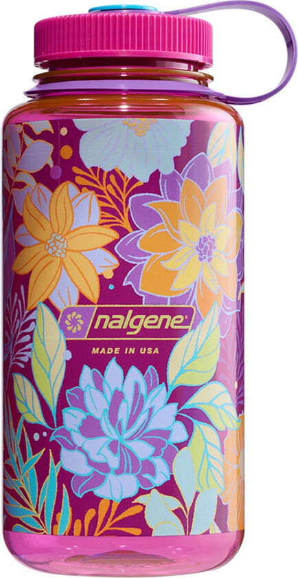 Sustain Drikkeflaske - 1L, Bred ??pning - Botanical Florals