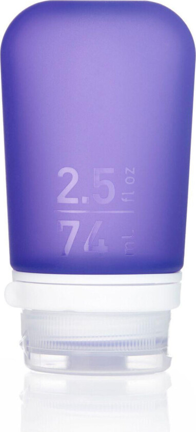 GoToob+ Silikon Reiseflaske med sugekopp ??? 74 ml, Medium ??? Lilla