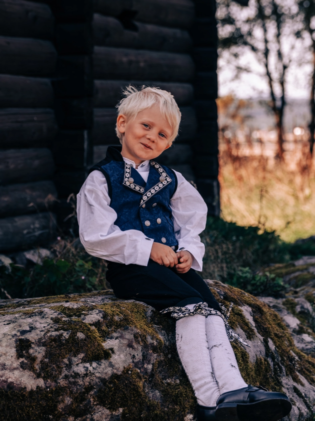 Festdrakt Gutt - Blå - Barn - Festdrakt