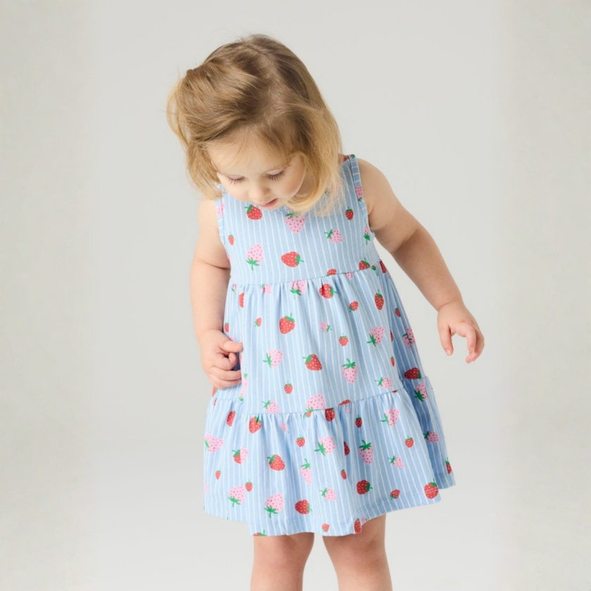 Kjole Vigga Chambray Blue - 110