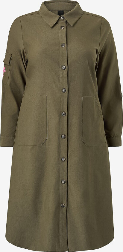 Skjortekjole adFrauke - Grønn