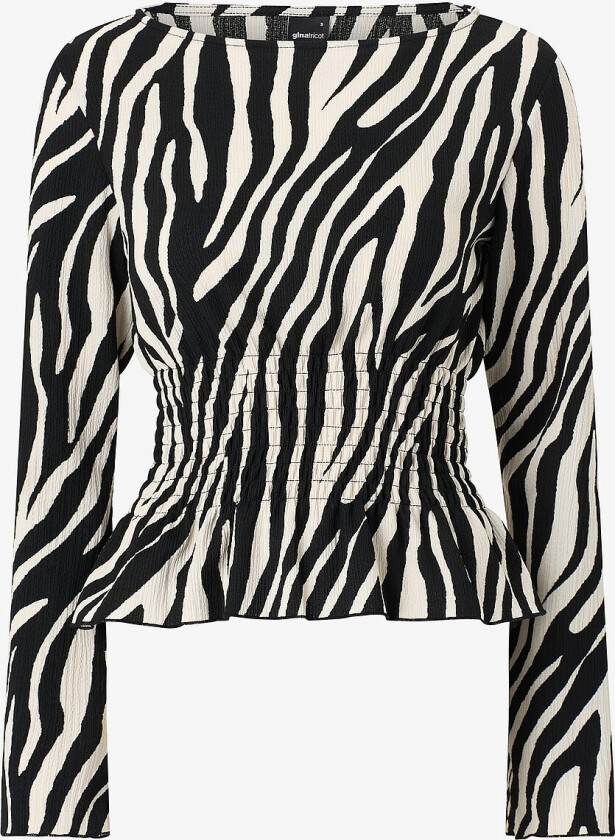 Topp Long Sleeve Smock - Flerfarget