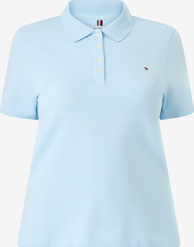 Pologenser Crv 1985 Slim Pique Polo SS - Blå