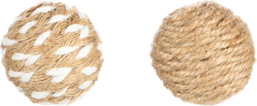 Katteleke Cacho Ball Beige 4 cm - Katt - Katteleker & viftepinner - Baller og lekeballer - Flamingo